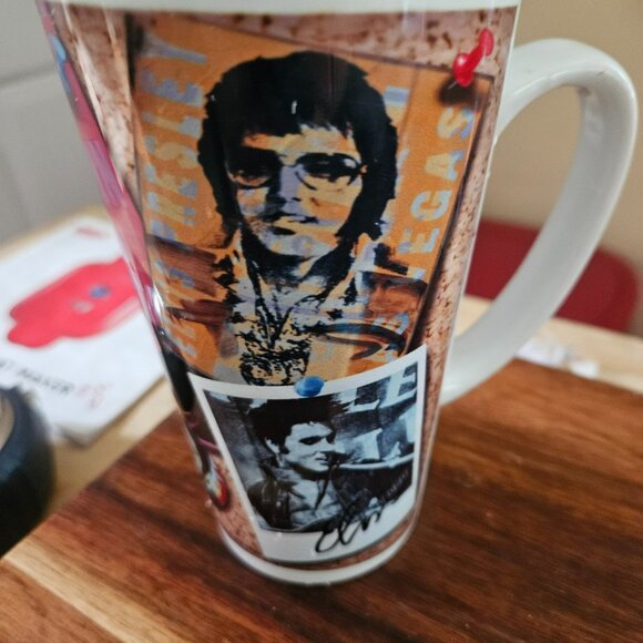 Elvis Presley large commemorative coffee related to Elvis collectable - Picture 2 of 3